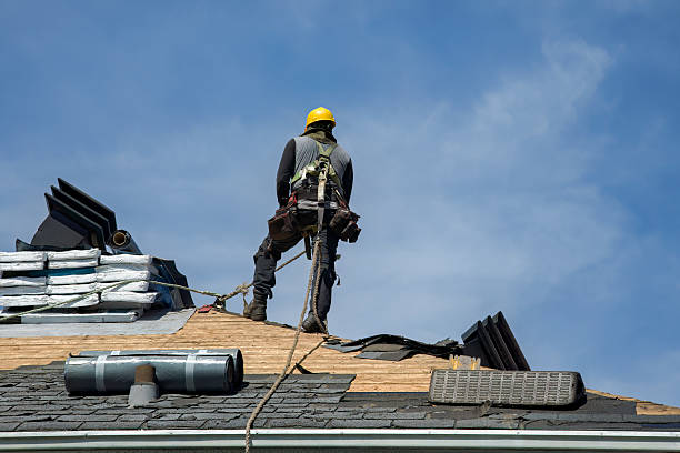 Professional Roof Replacement technician working in Gilmanton, NH
